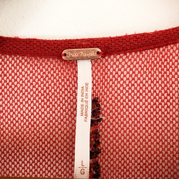 Free People Red Embroidered Maxi Dress - Picture 8 of 14